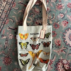 NWT butterfly tote bag